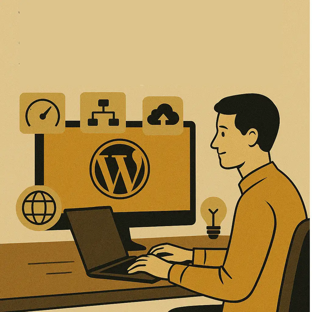 Top digital marketing expert in Wayand working on word press